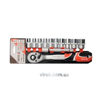 Набір головок торцевих YATO YT-38821