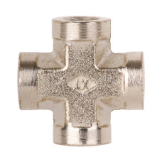 З'єднання хрестове зі внутрішньою різьбою 1/4” INTERTOOL PT-1864