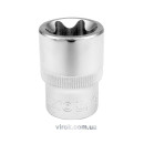 Головка торцева YATO : TORX E24, квадрат 1/2", L= 38 мм. CrV,  [12/60/240]