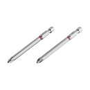 Комплект насадок викруткових  PH2 1/4"*90мм, S2, уп. 2шт., STORM INTERTOOL ..