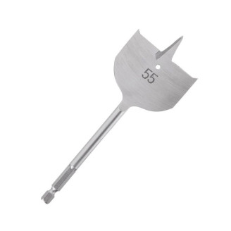 Свердло по дереву пухове, 55×150 мм, HEX INTERTOOL SW-0055