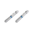 Комплект насадок викруткових  PZ3 1/4"*50мм, S2, уп. 2шт., STORM INTERTOOL ..