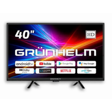 Телевізор 40, Google Android TV 11.0 - GRUNHELM 40F300-GA11V T2 SMART TV, G7W, color box, voice RC