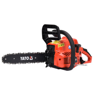 Бензопила ланцюгова YATO; 37,2 см³, 1,3 кВт, шина- 14 (33 см)