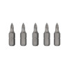 Комплект насадок викруткових PH1 1/4"*25мм, ACR, S2, уп. 5од., STORM INTERTOOL VT-0206