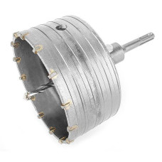 Комплект INTERTOOL SD-7120: Свердло корончасте по бетону 120 мм + перехідник SDS-plus 100мм