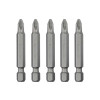 Комплект насадок викруткових  PZ2 1/4"*50мм, ACR, S2, уп. 5од., STORM INTERTOOL VT-0204