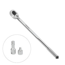 Динамометричний ключ INTERTOOL XT-9010 3/4" 70-420 NM, перехідник 3/4" х 1/2'', подовжувач 100 мм