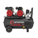 Компресор INTERTOOL PT-0030 50 л, 2x1.1 кВт, 220В, 8атм, 400 л/хв, 2800 об/хв, б..