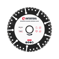 Диск алмазний INTERTOOL CT-1011 універсальний сегментний 180*22.2 на кутову шліфувальну машину