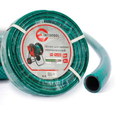 Шланг INTERTOOL GE-4043 для поливу тришаровий 3/4", 20 м, армований PVC INTERTOOL
