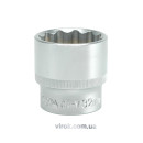 Головка торцева 12-гранна YATO : квадрат 1/2", М= 32 мм, L= 42 мм [6/48/96]..