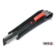 Ніж YATO YT-75123 з висувним лезом, відломними сегментами