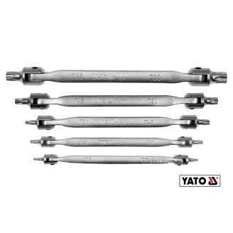 Набір ключів TORX 2-сторонніх на шарнірах YATO YT-05320