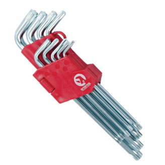 Набір Г-подібних ключів TORX INTERTOOL HT-0608