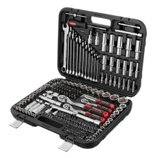 INTERTOOL ET-8219 Набір інструментів 1/2" &amp; 3/8" &amp; 1/4", 219од., Cr-V STORM