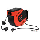Подовжувач мережевий YATO YT-81221 на котушці 20 м, 3-жильний , макс. струм 10 А..