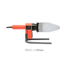 Паяльник для пайки PVC труб YATO, P=850 Вт, Ø=16-63 мм з 7 адаптерами