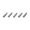Комплект насадок викруткових PH1, PH2, PZ1, PZ2 1/4"*25мм, S2, уп. 5од., STORM INTERTOOL VT-0210