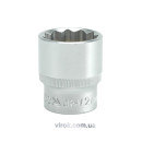 Головка торцева 12-гранна YATO : квадрат 1/2", М= 27 мм, L= 42 мм [12/60/12..