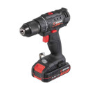 Дриль-шуруповерт акумуляторний INTERTOOL WT-0350 20 В, 35 Nm, 0-450/0-1500 об/хв..