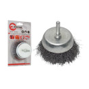 Щітка чашкова 50 мм для дриля, 1/4" (кручений дріт) INTERTOOL BT-9050