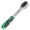 Рукоятка з храповим механізмом на 72 зуби 1/4", Cr-v. INTERTOOL HT-2124