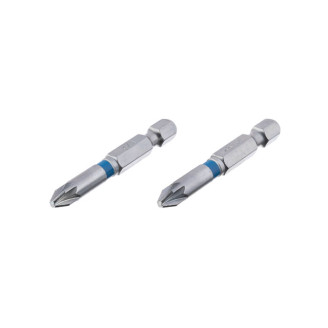 Комплект насадок викруткових  PZ2 1/4"*50мм, S2, уп. 2од., STORM INTERTOOL VT-0215