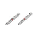Комплект насадок викруткових  PH3 1/4"*50мм, S2, уп. 2од., STORM INTERTOOL ..