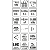 Мультиметр YATO YT-73089 TRUE RMS електричних параметрів із LCD-цифровим діапазоном 9999