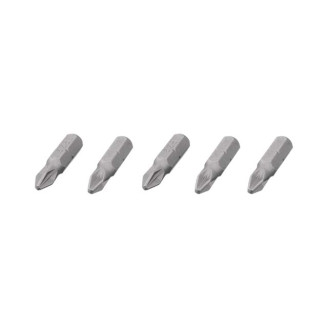 Комплект насадок викруткових  PZ2 1/4"*25мм, ACR, S2, уп. 5од., STORM INTERTOOL VT-0209