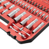 Набір інструментів INTERTOOL ET-9110 1/2" & 1/4" 111од, IMPACT Cr-V головки 15,17,19,21,22+