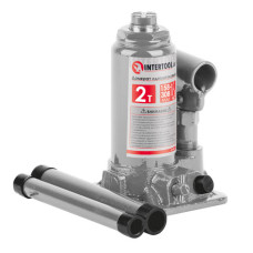 Домкрат INTERTOOL GT0051 "стовпчик" одноштоковий 2 т, у пластиковому кейсі