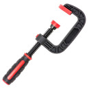 Струбцина INTERTOOL HT-6012 тип "C", 3"/ 75 мм, нейлонова