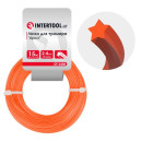 Лiска для тримера ,зірка, 2.4 мм x 15 м INTERTOOL DT-2308