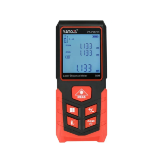 Далекомір YATO YT-731251 лазерний з LCD-дисплеєм
