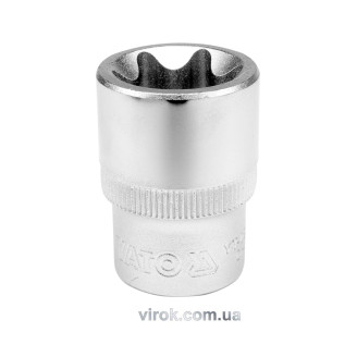 Головка торцева YATO : TORX E24, квадрат 1/2