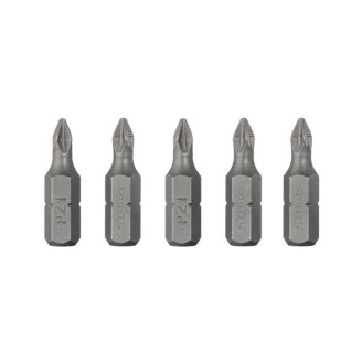 Комплект насадок викруткових PZ1 1/4"*25мм, ACR, S2, уп. 5шт., STORM INTERTOOL VT-0208