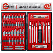 Набір скальпелів INTERTOOL HT-0530 56 од. у пластиковому футлярі