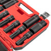 Набір INTERTOOL ET-8505 STORM головки ударні подовжені 1/2", 11 од., 10-24 мм, Cr-Mo,